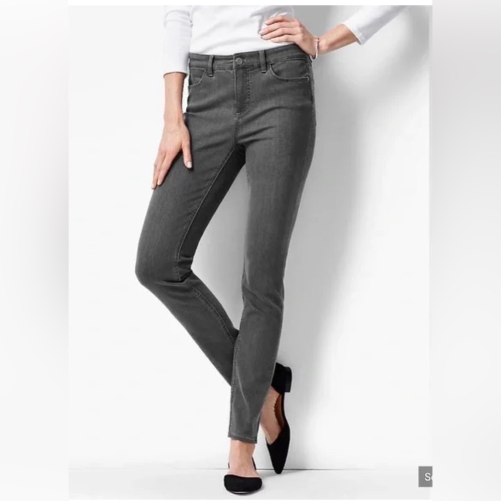 Talbots Flawless Five Pocket Jegging Dark Grey Size 10P